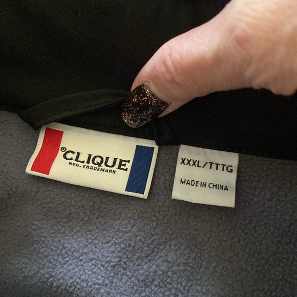 Clique purdue telemark softshell men’s jacket, black, waterproof, fleece lining🌞 - Picture 6 of 15